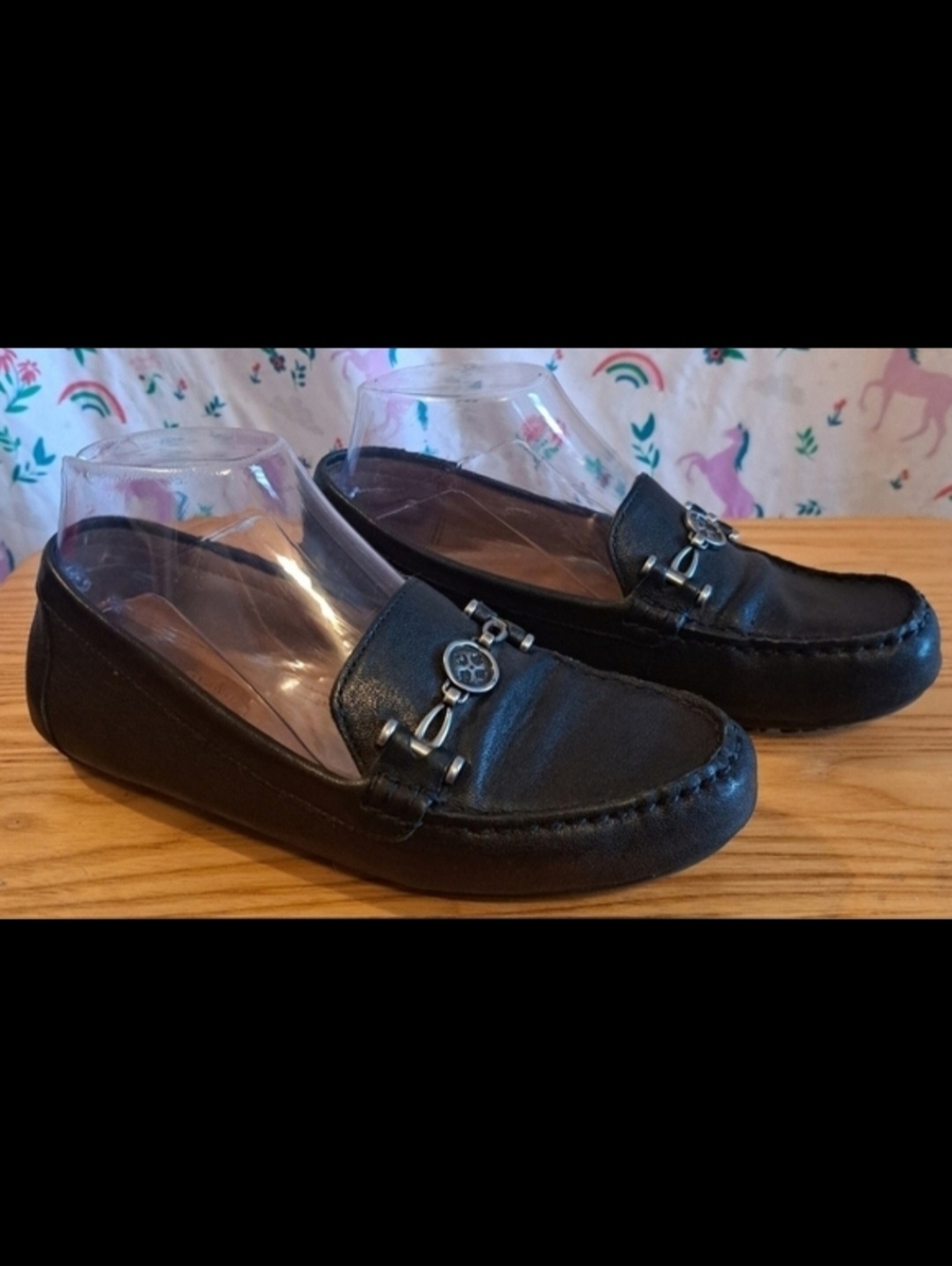 EUC Patricia Nash Trevi Black Leather Casual Everyday Comfy Orthotic Shoe SZ 6.5